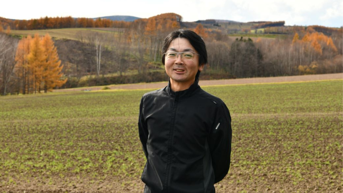 北海道の訓子府町で種いも栽培に挑む上杉隆博さん