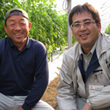 左が本田さん 右はJA熊本うき営農指導部の山下健さん