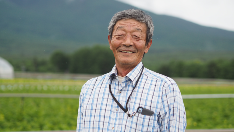 JA信州諏訪 野菜専門委員会委員長／セルリー専門部会部会長 植松金昭さん