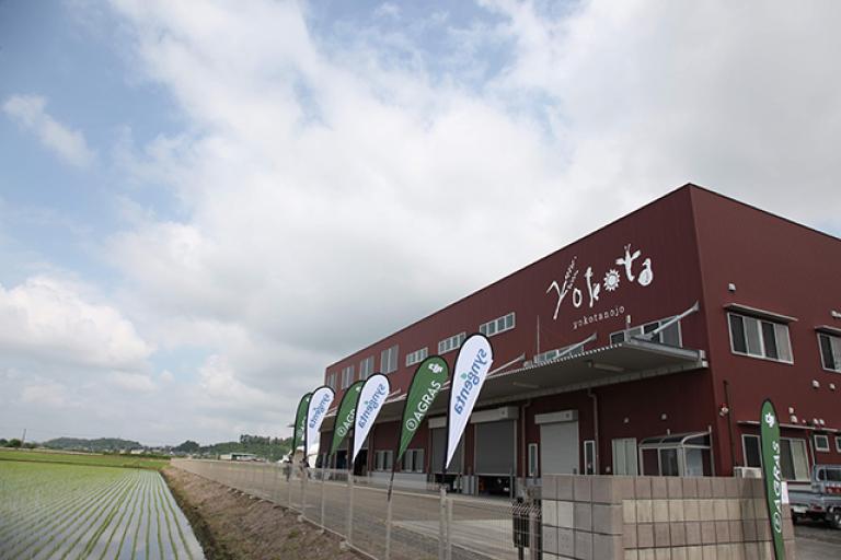 フィールドツアー会場となった横田農場ライスセンター