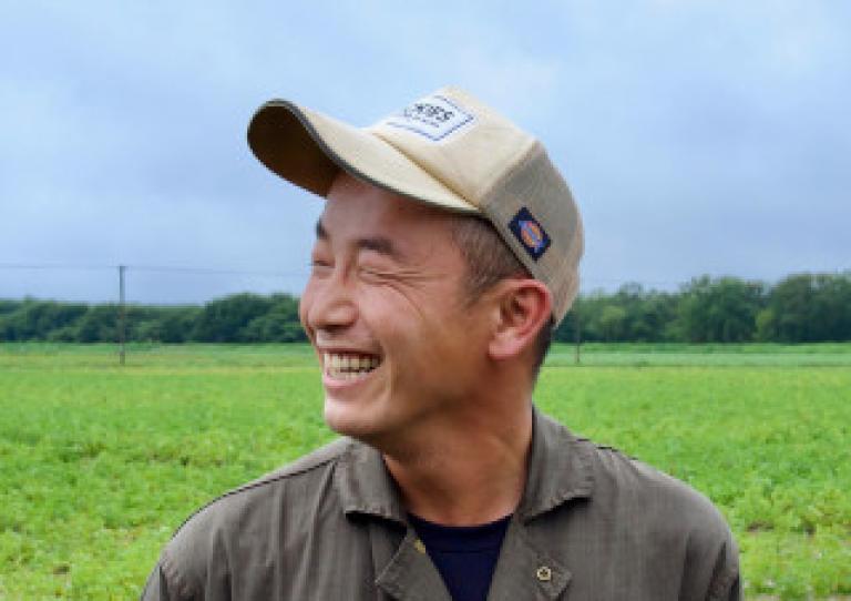 清水町でご両親とともに「松澤農園」を営む松澤裕さん