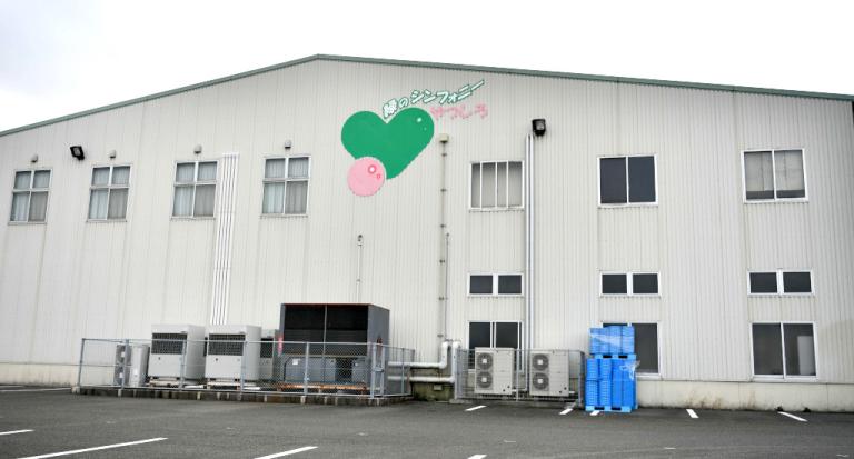 JAやつしろの選果場