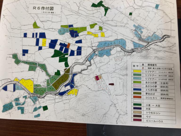 作付け計画の図