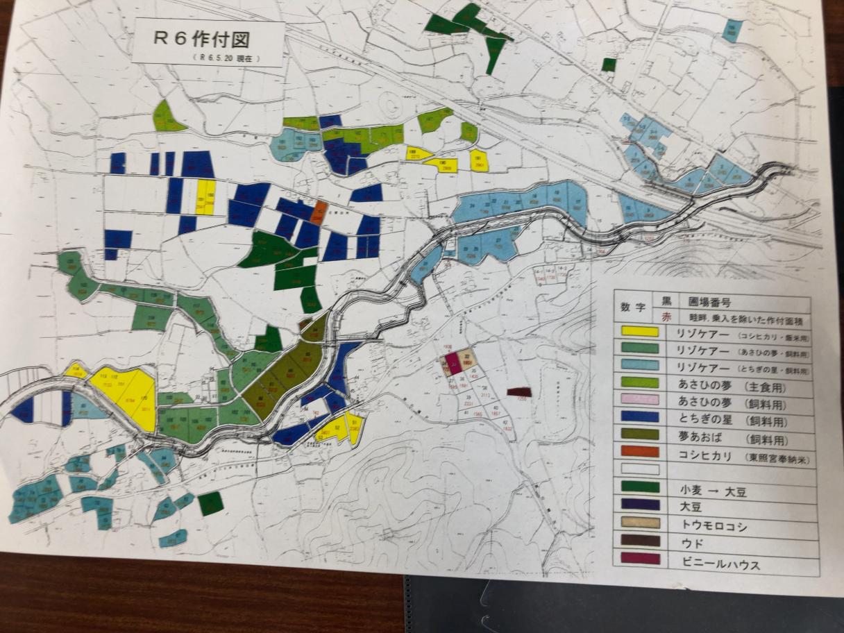 作付け計画の図