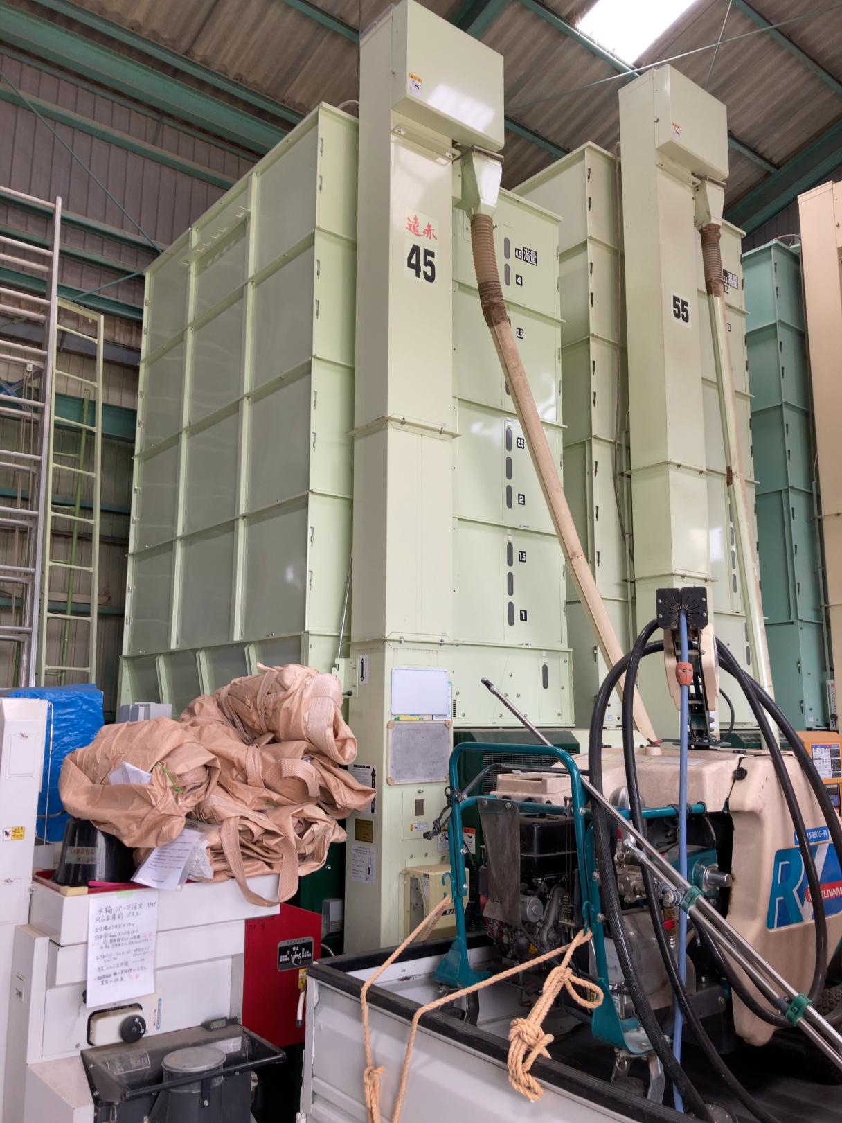 乾燥調製施設